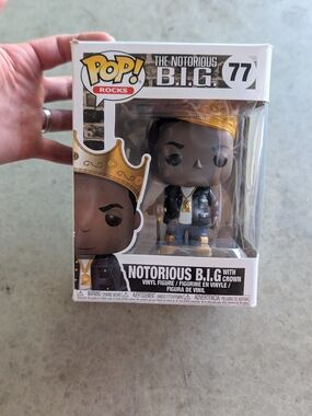 Funko Notorious B.I.G. POP! Rocks Vinyl Figure - Black & Gold